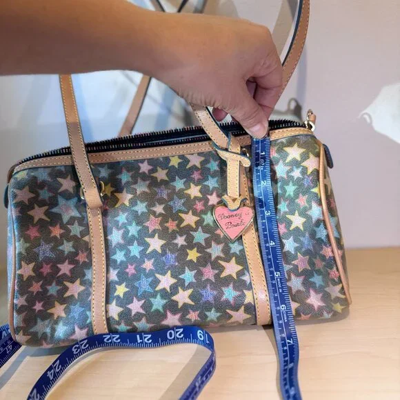 Dooney & Bourke Star Pattern Shoulder Bag - Multicolor - Picture 8 of 11